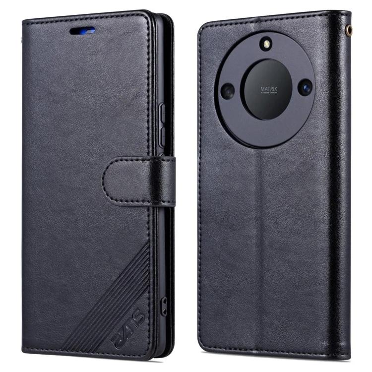 PU Leather Wallet Phone Case for Honor X50 Shockproof Stand Phone Protective Cover