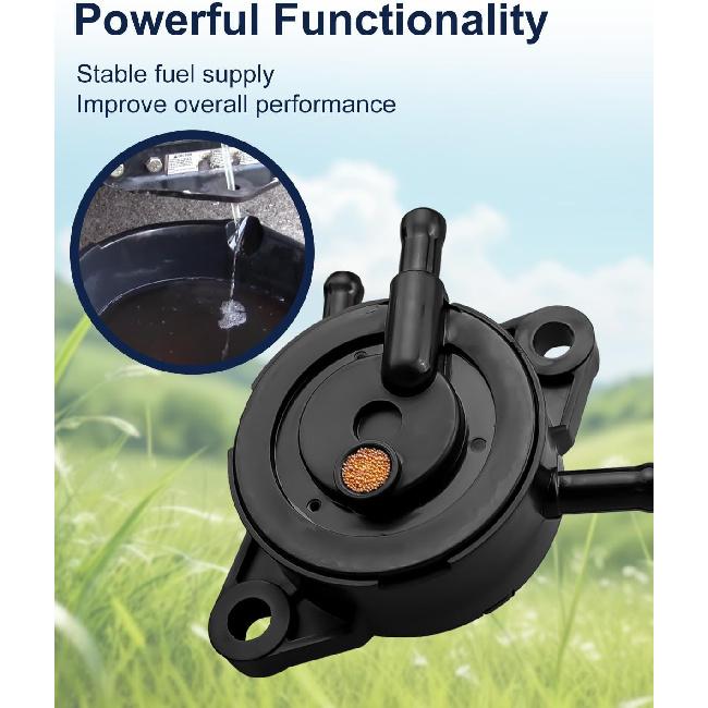 Fuel Pump Replace UC34375 UC18349 Fit for John Deere Snow Blade Lawn Tractor Gator Utility Vehicle Compatible with Kawasaki Engine EZtrak Mower and