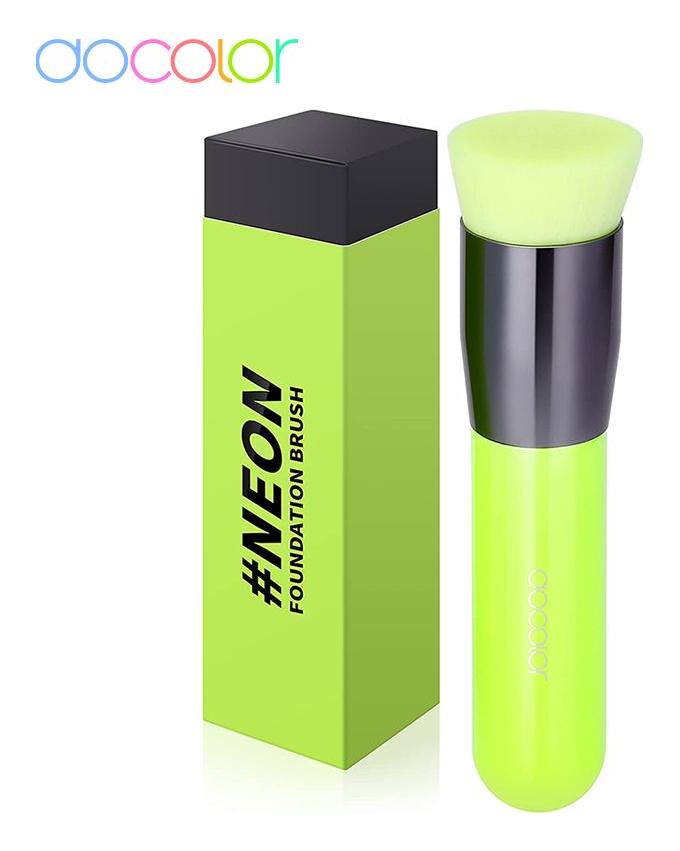 Docolor Pędzel do makijażu Miękkie zakrzywione włosie Pędzel do podkładu Pędzle do makijażu konturowego Dla urody Niezbędne narzędzie do makijażu