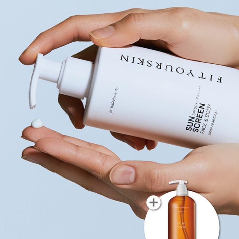 

Sunscreen Face & Body 280ml with kare beauty