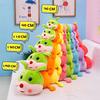 Colorful Inchworm Soft Lovely Caterpillar Pillow Plush stuffed Developmental Baby Toy
