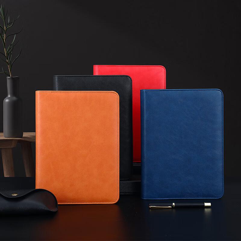 Gureide A5 Business Reißverschluss Notizbuch mit losen Blättern