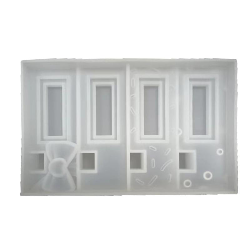 Silicone Phone Stand Dropping Mold Phone Mount Making Molds Accessories Mould Flexible Epoxy Resin Mold for Y Crafts