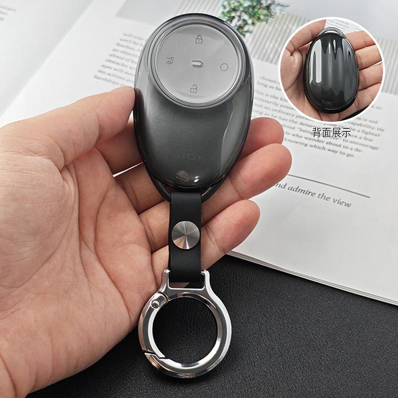 1Pcs Soft Remote Cover Holder Keychain Accessories Tpu Car Key Case Shell Protector Bag For Y Plus S V Lx Ia5 For Gac Aion
