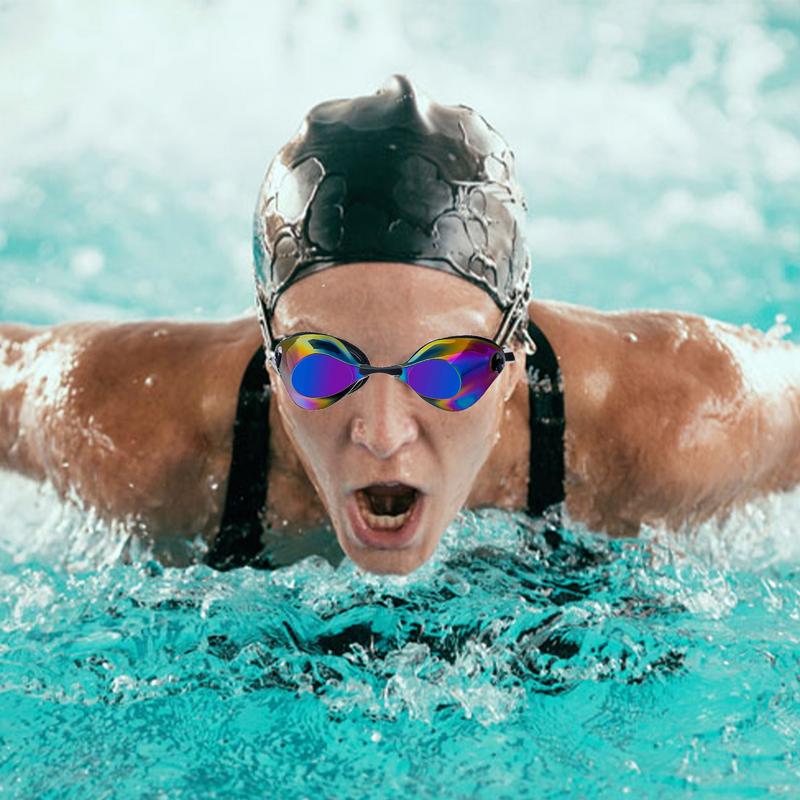 Swimming Goggles Portable Electroplating Kids Goggles Professional Pool Gear No Leaking Surfing Eyewear Eye Protection Glasses