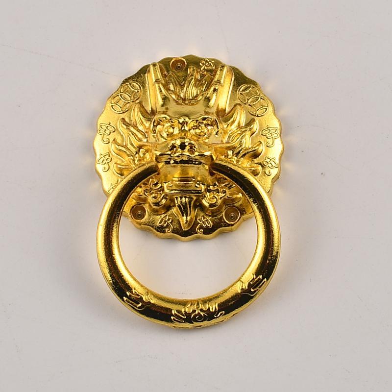 Antique Lion Head Handle Zinc Alloy Small Size Chinese Style Drawer Pull Handle