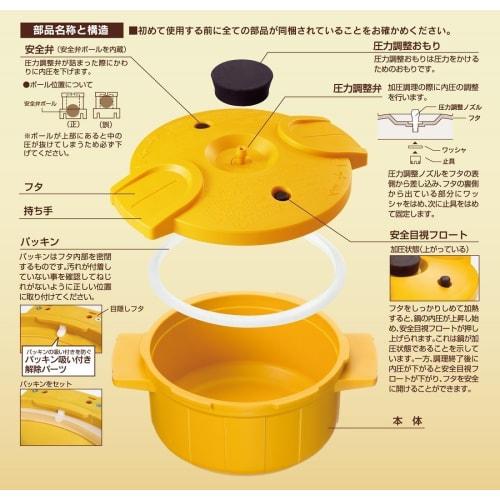 pos.239557 MWP1 Microwave Pressure Cooker, Extreme Flavor, White