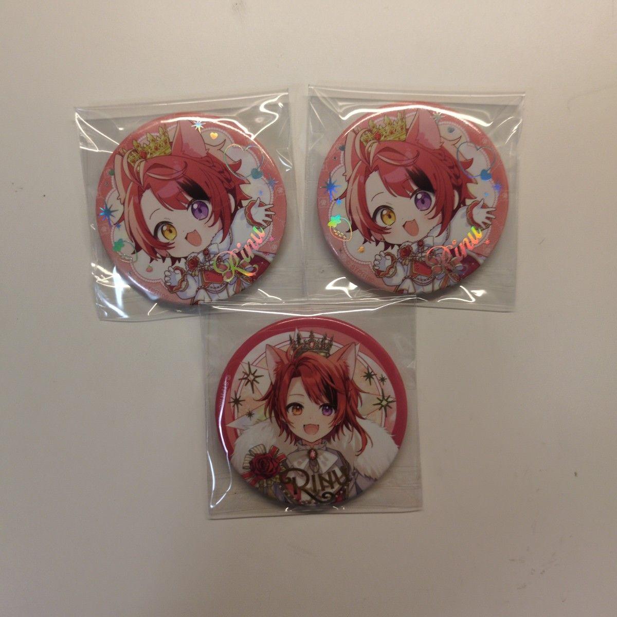Used Rinu-kun 10th anniversary can badge