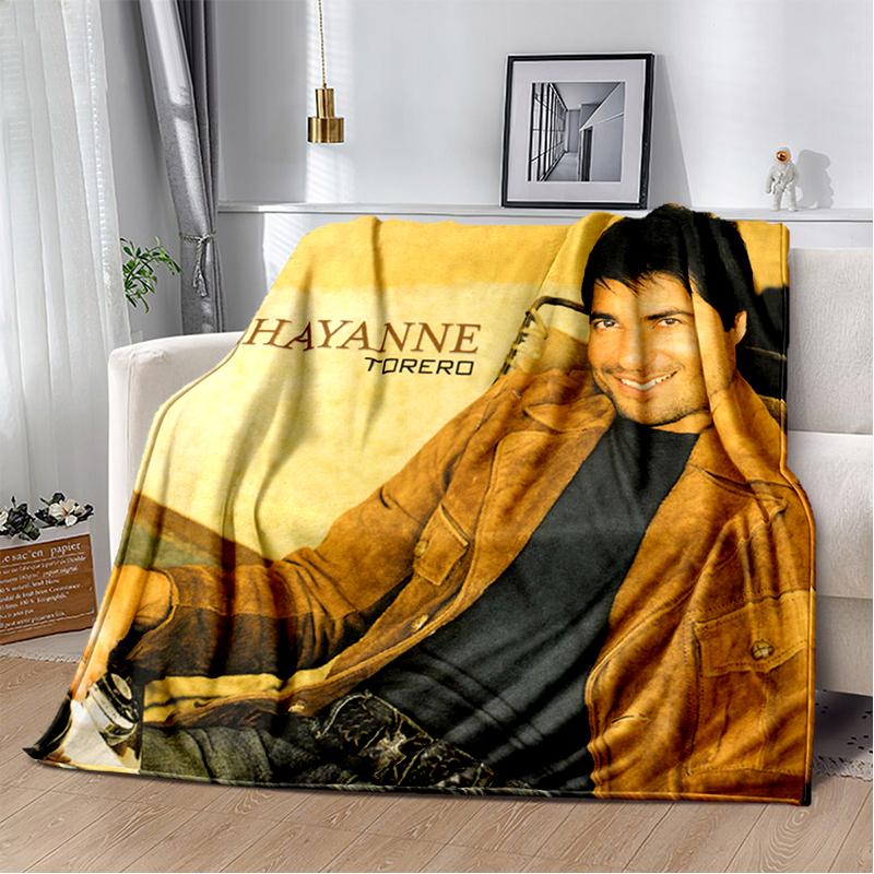 2025 New Style Chayanne Puerto Rican Latin Pop Soft Blankets,Keep Warm Throw Blanket Comfortable Blanket for Beds Sofa Home Gift