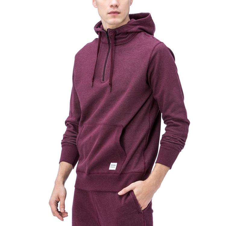 Converse Half Zip Hoodie Asia Sizing 'Red' Men's 10004623-A02