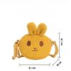 New Children's Cute Plush Rabbit Crossbody Bag Fashion Princess Coin Purse Trendy Accessory Bag Kids Crossbody Bags