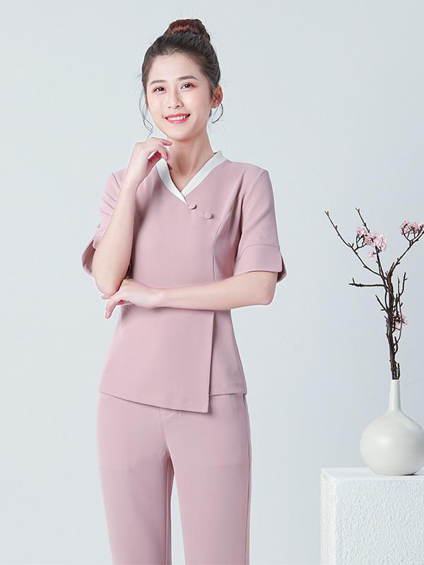 High-End Ladies Spa Technician Uniform: Spring/Summer Collection