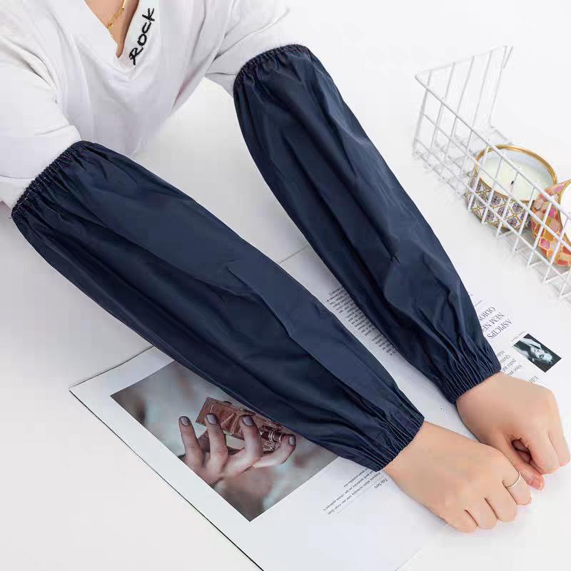 Unisex Wasserdichte & Ölbeständige PU-Leder Armschützer für Küche und Hausarbeit
