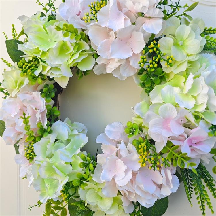 Künstlicher Haustürkranz Ganzjahres-Blumenkranz für Hochzeitsfeier