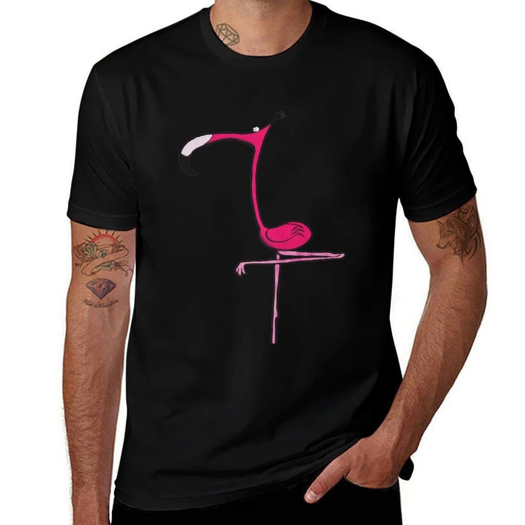 Flamingo Tshirt Casual Pattern Print Tee Shirt Tshirt