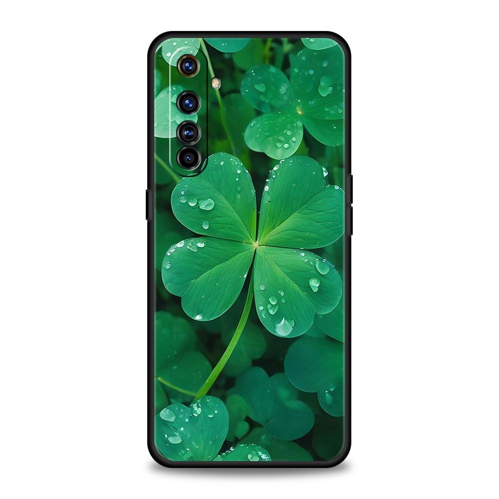 Lucky Grass Phone Case For Realme 12 11 10 9 8 5G 7 6 GT5 GT3 GT2 Pro Plus C21 C11 C25 C35 For Realme GT Neo 2 3 3T Soft 5 Cover