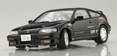 Serie Touge Honda Cyber SI cofano in carbonio Modello in plastica 1/24 N.2 EX-1 CR-X (con decalcomania)