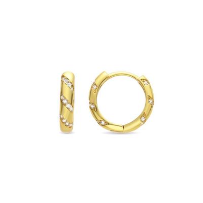Luxenter Lionvi Náušnice a pozlaceno 18k zlatem