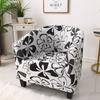 Nordic  Floral Printed Single Sofa Chair Slipcovers Armchair Home Decoration Elastic Spandex For Living Room Sofa Cover