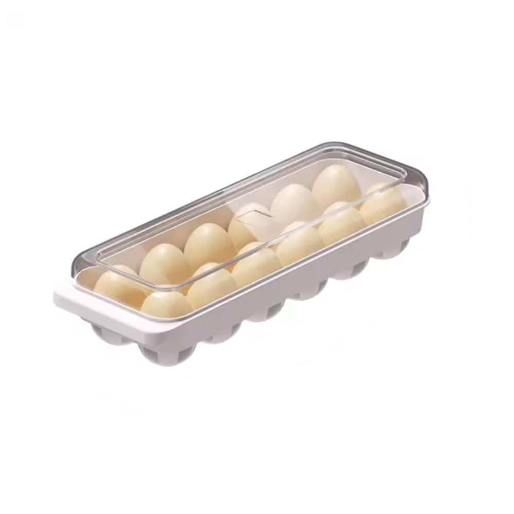 Stackable Egg Storage Holder Space-Saving Fridge Egg Organizer Refrigerator Egg Tray  Home