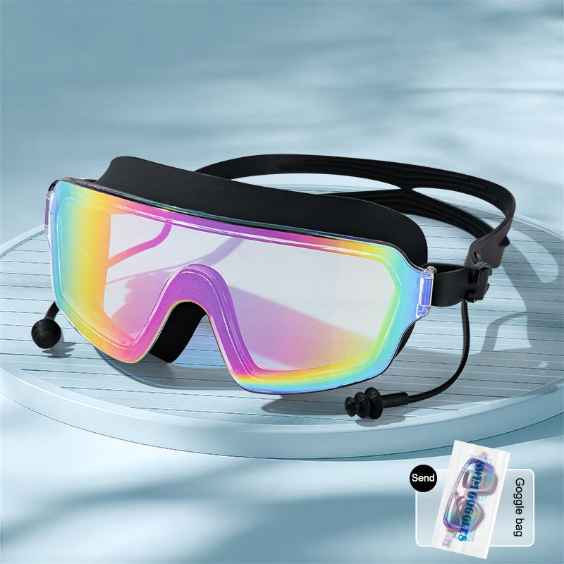 Adult Swimming Glasses, Gradient Color Lenses, Anti-Fog, Large Frame Design, Swimming Glasses For Adults, Teens, Men And Women
