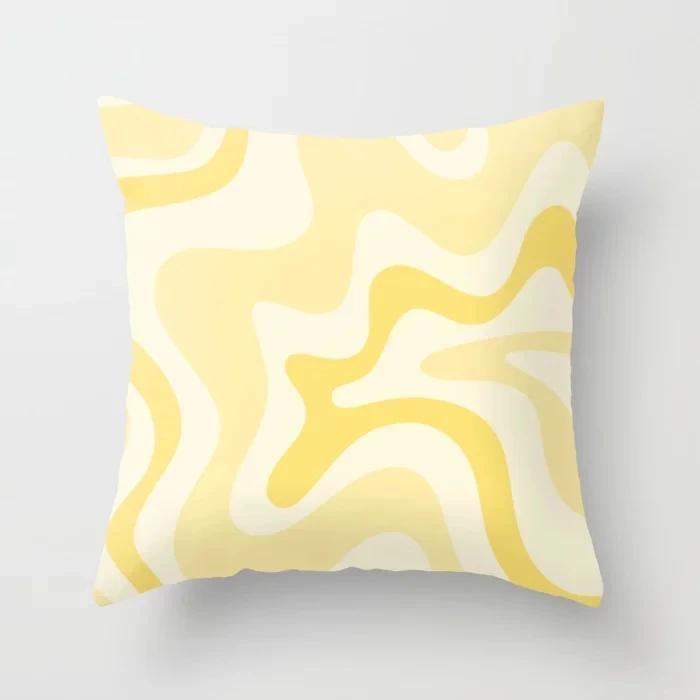

Psychedelic elegant simple striped polyester print Pillowcase Bedroom living Room Home comfortable decorative pillowcase 16x16Inch