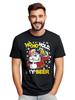 Ho Ho Hold My Beer! Funny Santa Claus T-Shirt Mens Womens Tees Top for the Naughty List. Perfect for