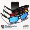 3/1PCS Polarized Square Sunglasses Unisex Fashion Classic Driving Shades for Outdoor Sports Cycling Travel Fishing Eyewears