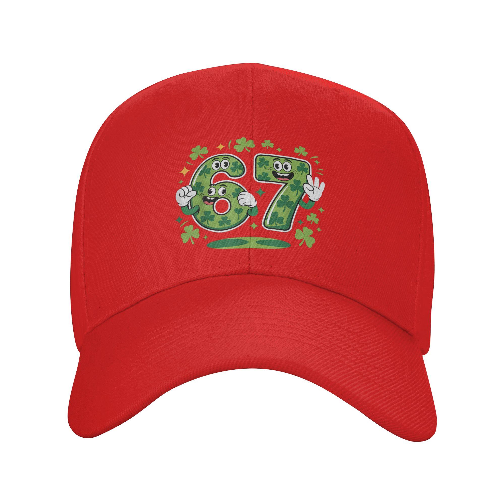 

Lucky 6 7 St Patrick-s Day Funny Irish Meme Baseball Cap Kpop Rock Trucker Hat Couple Women Fashion Custom Logo Baseball Caps One Size