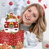 Christmas Car Gingerbread Man Money Box With Red Theme For Holiday Party Decor And Giftgiving