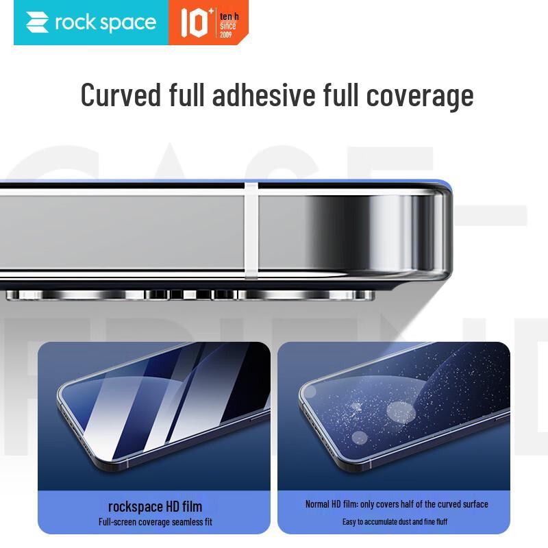 ROCKSPACE Elastyczne Szkło Ochronne na Ekran iPhone 13 Pro Max (opakowanie 50 sztuk)