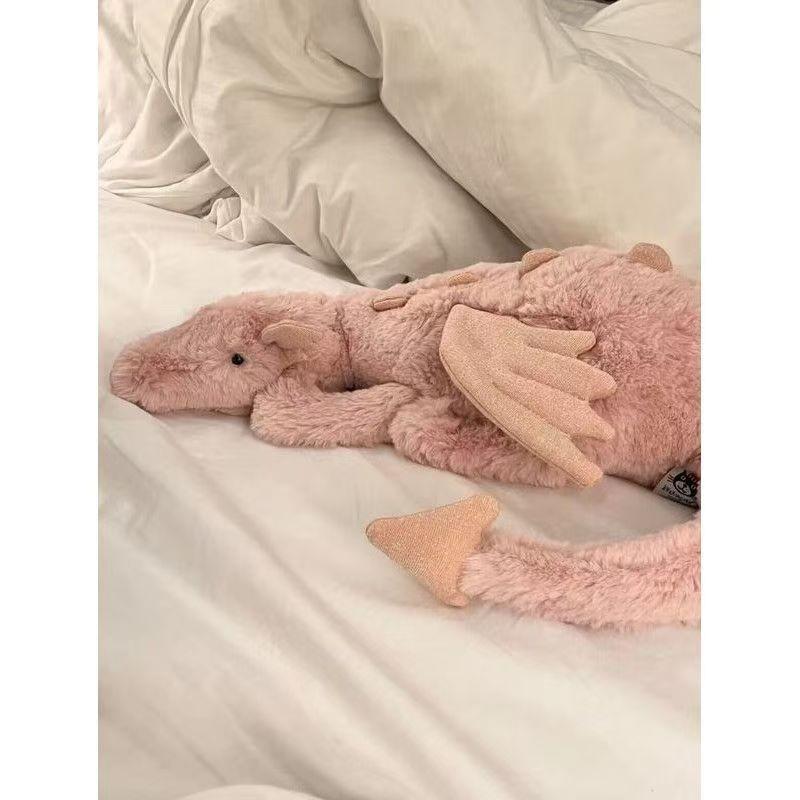 

Jellycat Plush Dragon Collection: Pink, Purple & Snow - Cute Soothing Plush Toys & Birthday Gifts Includes labels and dust bag