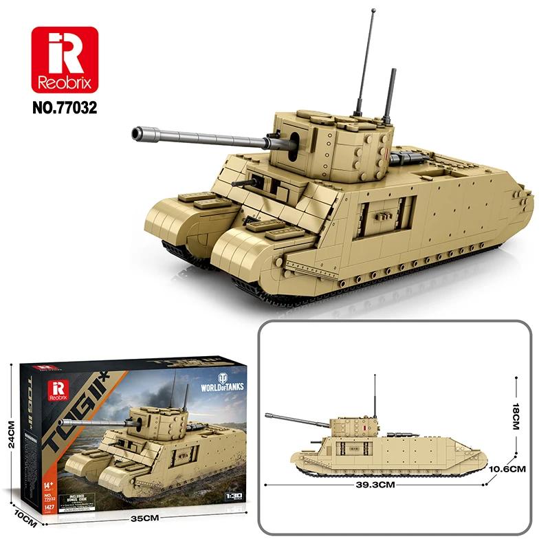 World Of Tanks Series Building Blocks Military Army Wwii Classic Tiger Tog2 M4 Sherman Tank Heavy Armored Vehicle Kids Toys Gift