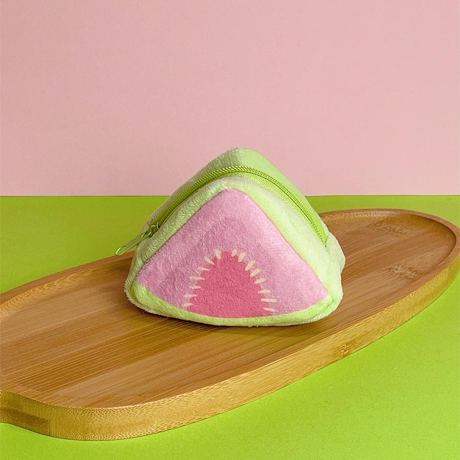 Strawberry Plush Coin Purse With 3d Fruit Design And Earphone Holder For Girls And Boys