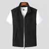 Nuovo Gilet Casual da Uomo ad Asciugatura Rapida Giacca Semplice Monocolore da Uomo Abbigliamento Maschile Comodo e Leggero Giacca Oversize