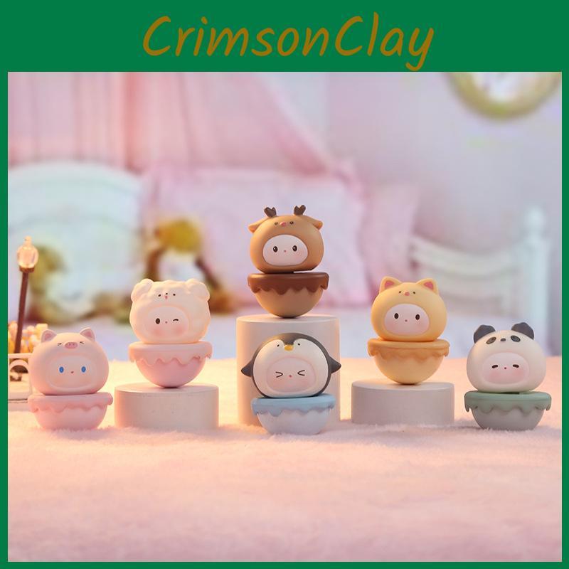 Toy Tumbler Decompression Bear Dog Pig Penguin Cat Deer Doll Decoration Gift