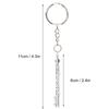 AUHX Metal Flute Keychain, Beautiful Flute Key Ring Gift, Practical Small Exquisite Gift for Hanging Keys or Decoration