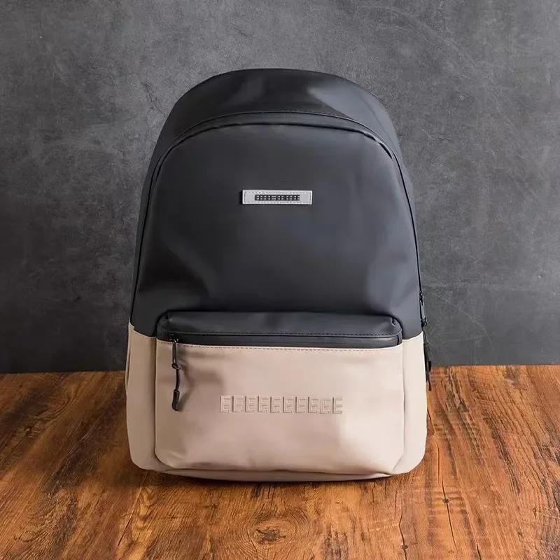 Men'S Embossed Logo Backpacks Female Multi-Pocket Casual Women Luxury Design Travel Bags High Quality Schoolbag Book Knapsacks