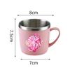 My Little Pony Water Bottle Kawaii Stainless Steel Cups Handle Coffee Milk Mug Tea Drink Home Office Gift Women for Kid Friendly Entertaining Fun Play