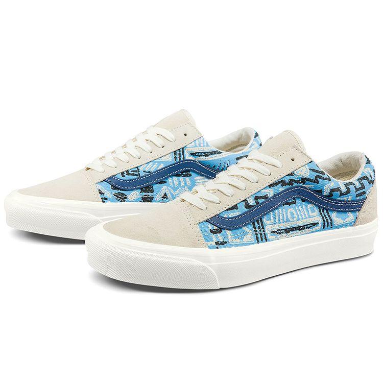 Vans OG Old Skool LX Aztec - Whitecap Grey Blue Unisex Tenisky VN0A4P3X92N