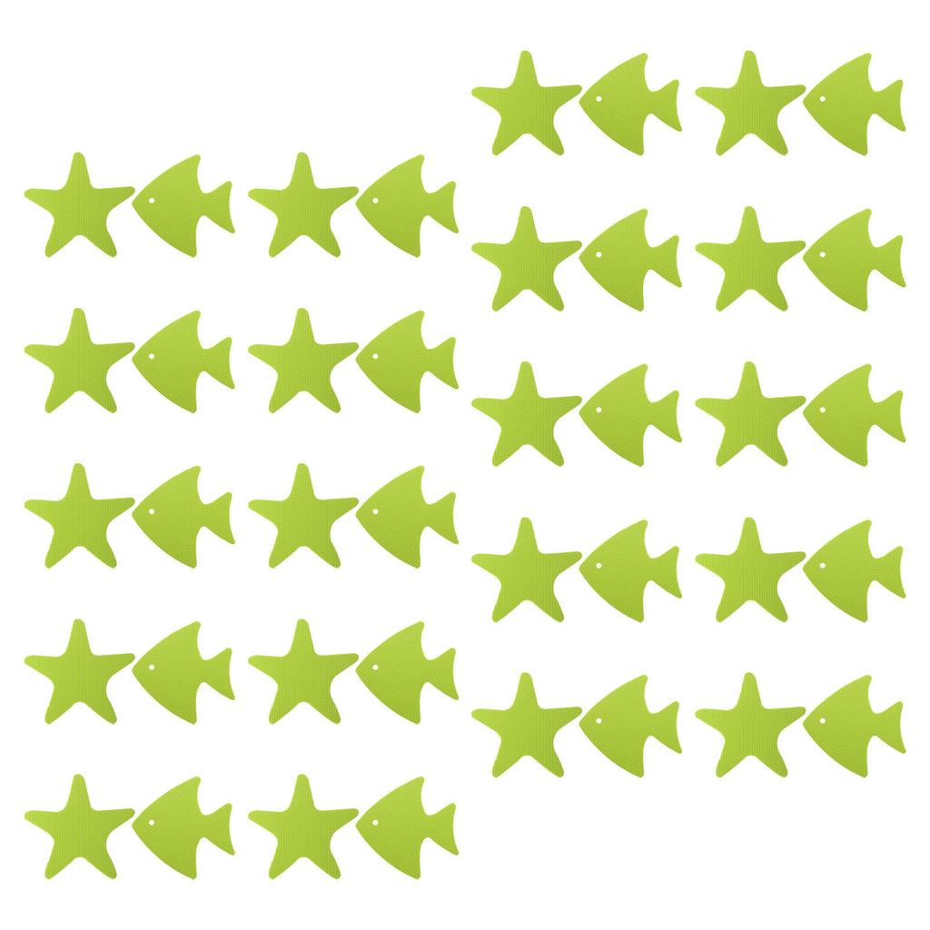 40Pcs Bath Non Slip Stickers High Grip Traction Decals for Tile Glass Metal Surfaces Easy Cut Custom Fit Bathtub Shower Safety