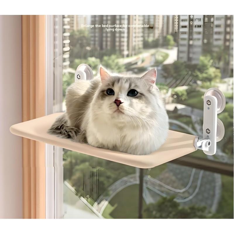 Cat Window Hammock With Suction Cup Mount For Sunbathing And Cozy Resting