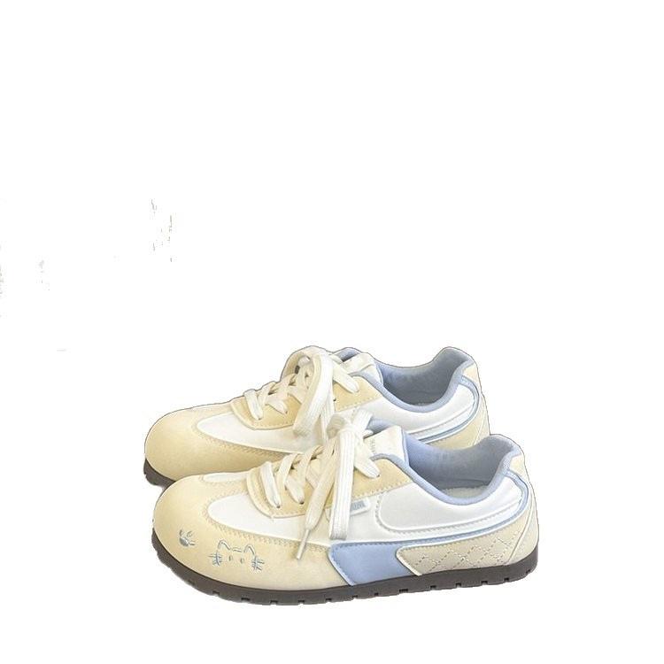 Con falda primavera nuevo estilo ballet entrenamiento moral zapatos mostrar pies pequeños casual base plana zapatos