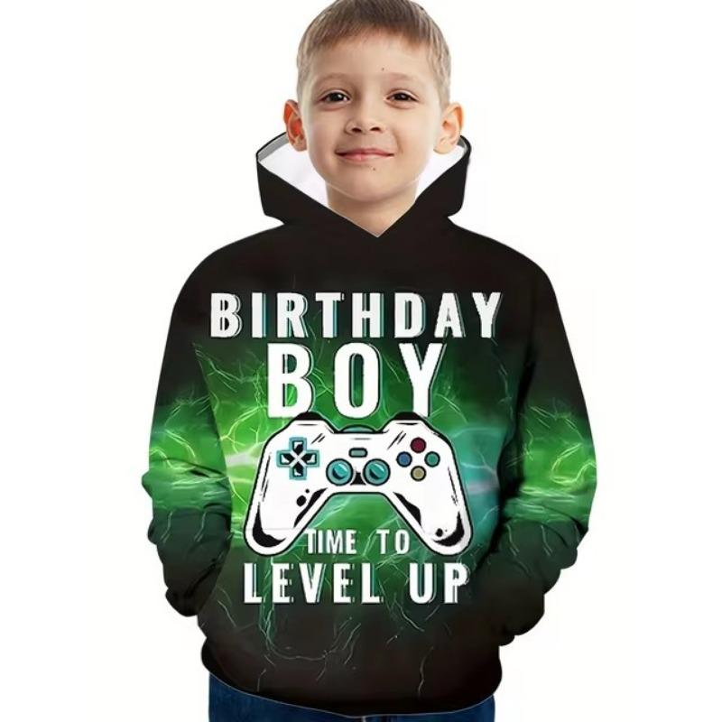 Retro Sporty Cartoon Hoodies Daily Harajuku Kawaii Comfortable Streetwear Vintage Kids Sweatshirts Autumn Winter Clothes