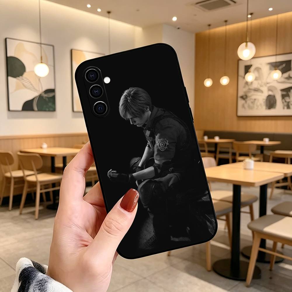 L-Leon K-Kennedy Resident E-Evil  Phone Case For Samsung Galaxy A73,A72,A71,A70,A53,A52,A51,Others Soft Black Cover