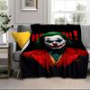 Coole Clowns-Muster-Decke Flanell-Decke für Bett, Sofa, Camping, Wandern, Picknick-Zubehör, Geschenk für Familie, Fan-Geschenke