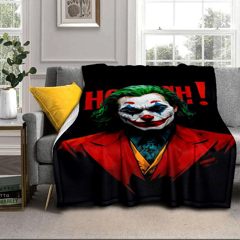 Coole Clowns-Muster-Decke Flanell-Decke für Bett, Sofa, Camping, Wandern, Picknick-Zubehör, Geschenk für Familie, Fan-Geschenke