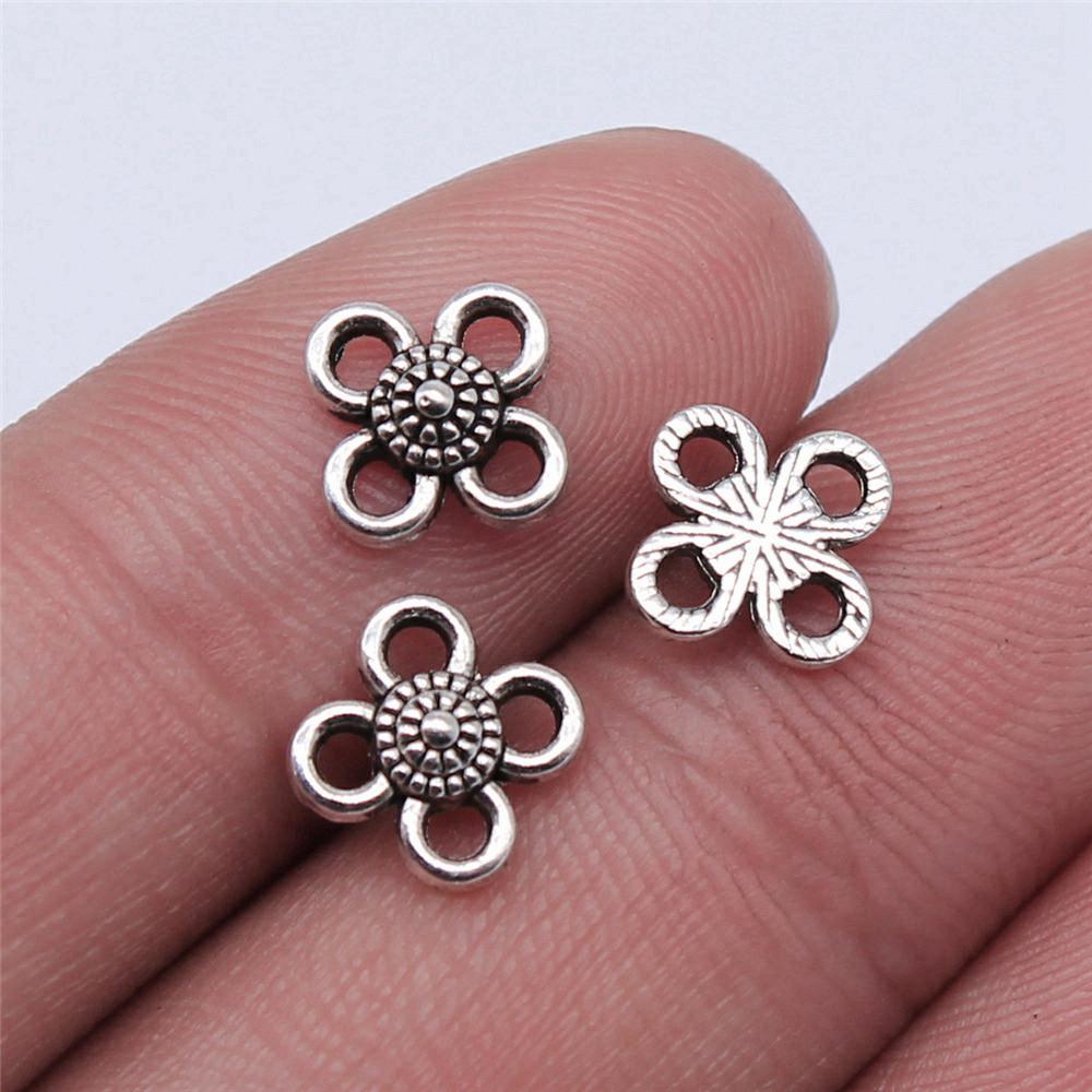 

Полый Цветок Соединитель Аксессуары Части Девочки Ювелирные Изделия Оптом Kawaii DIY A23-20pcs-8x8mm