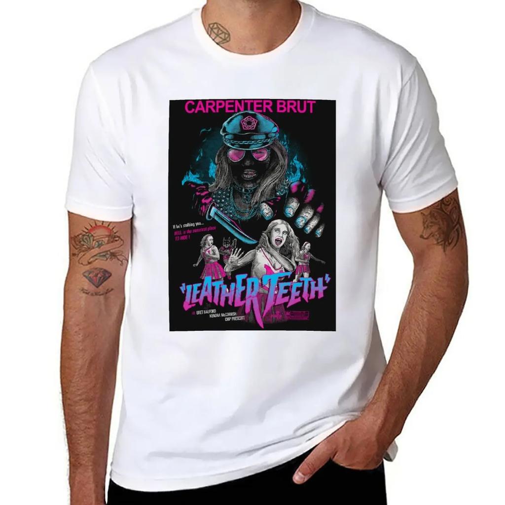 Carpenter Brut Logo T-Shirt Sports Fans Funnys T Shirts for Men Cotton
