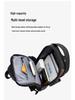 Herren Multifunktionale Brusttasche mit USB-Ladeanschluss - Trendiger Einzelschulter-Reise- und Outdoor-Rucksack